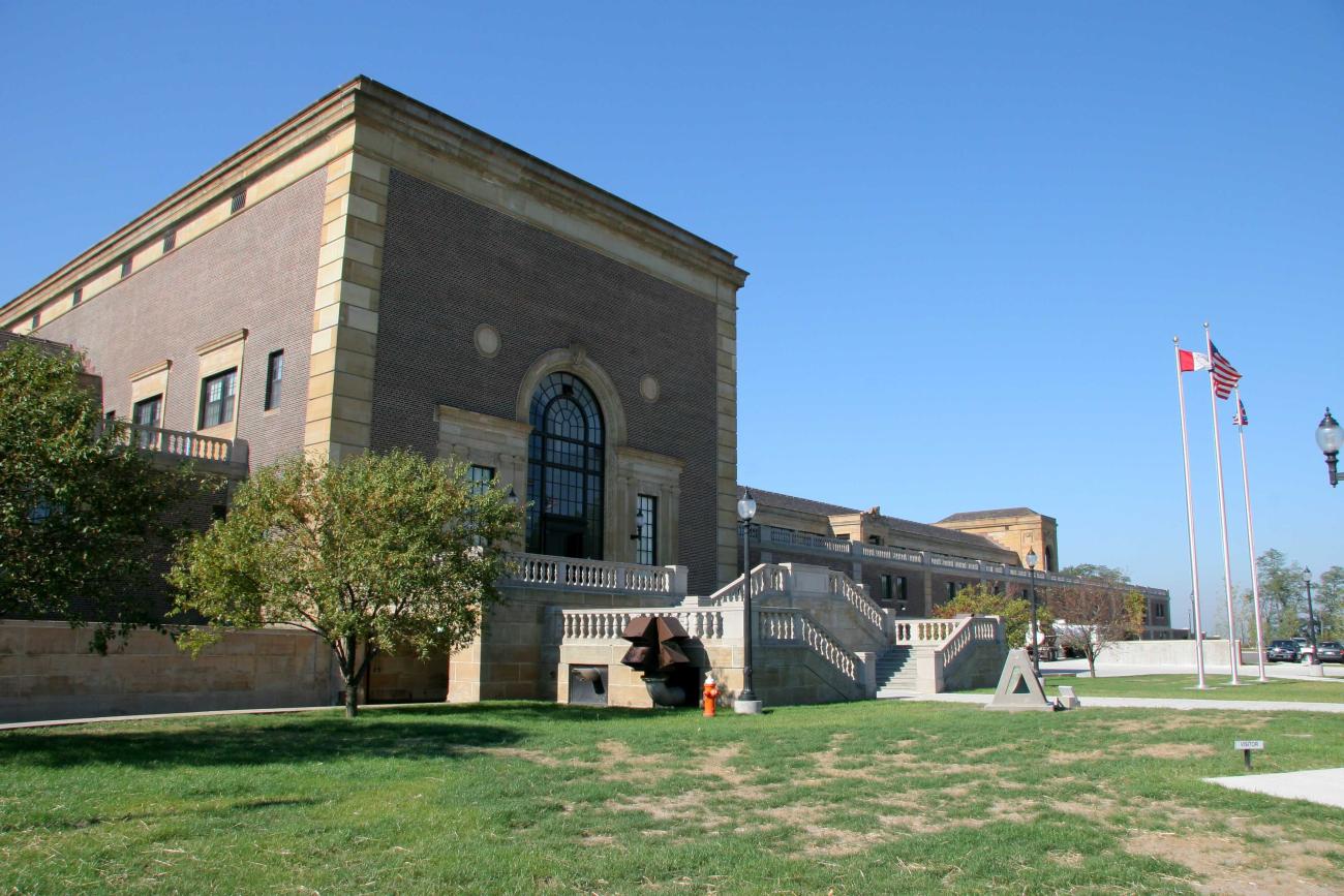 The front entrance of the Baldwin Water Treatment Plant